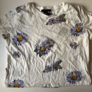 Flower printed tee